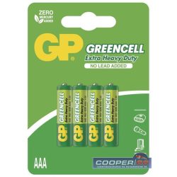 GP Greencell AAA (LR03) mikro ceruza elem 4db/bliszter