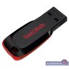   Sandisk 128GB USB2.0 Cruzer Blade Fekete-Piros (124043) Flash Drive