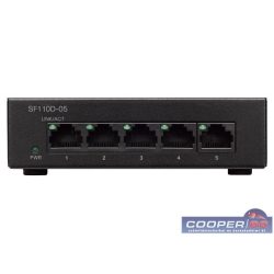 Cisco SF110D-05 5port 10/100Mbps LAN nem menedzselhető asztali Switch
