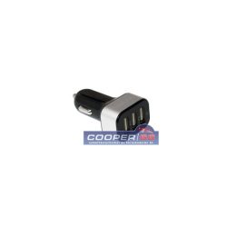 LogiLink PA0082 5,2A 3 portos USB autós töltő
