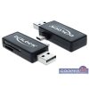 Delock 91731 Delock micro USB /USB A OTG kártyaolvasó