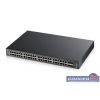   ZyXEL XGS2210-52 48port GbE LAN 4port 10GbE SFP+ L2+ menedzselhető switch