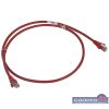   Legrand Cat6 (F/UTP) piros 1 méter LCS3 árnyékolt patch kábel