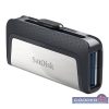   Sandisk 128GB USB3.0/Type-C Dual Drive Fekete-Ezüst (173339) Flash Drive