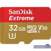   Sandisk 32GB SD micro ( SDHC Class 10) Extreme UHS-I V30 memória kártya adapterrel