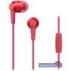 Pioneer SE-C3T-R mikrofonos piros fülhallgató
