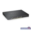   ZyXEL XGS1930-28HP 24port GbE LAN PoE (375W) 4port 10GbE SFP+ L2+ menedzselhető switch