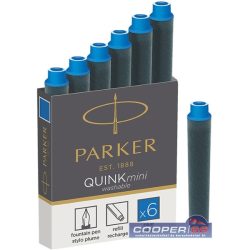 Parker Royal 6db rövid kék tintapatron