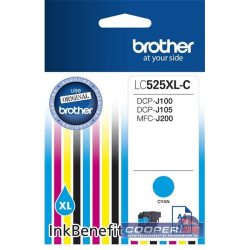 Brother LC525XLC cián tintapatron