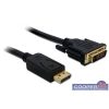 Delock Displayport - DVI 24+1 kábel, apa - apa 2,0m